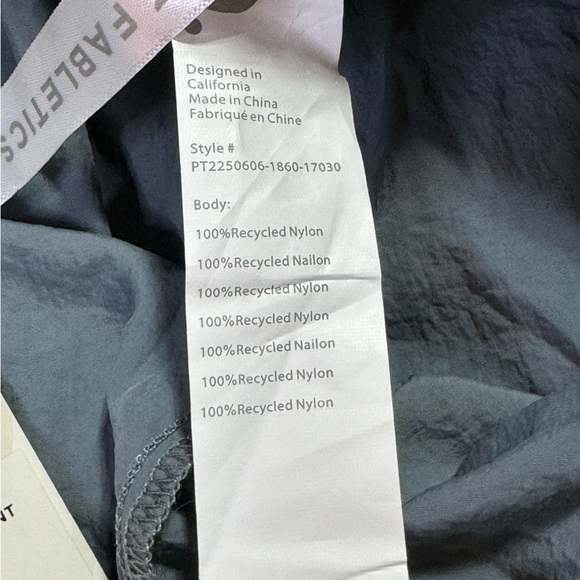 NWT Fabletics Jaylee Colorblock Track Pant, Storm Cloud Multi, Size Small - Picture 6 of 11